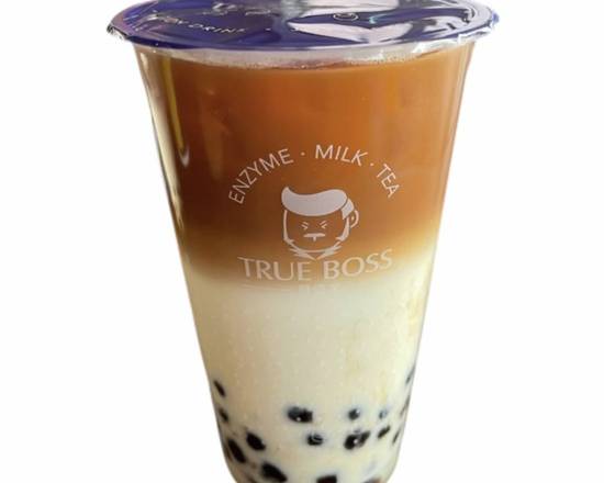 Fresh Milk Tea with Pearls (波霸鲜奶茶）